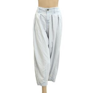 Free People We The Free Ridley Pull-On Barrel Jeans Pants Wide Leg S New 282473